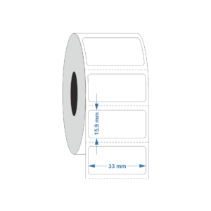 Permanent Autoclave label 33 x 16mm