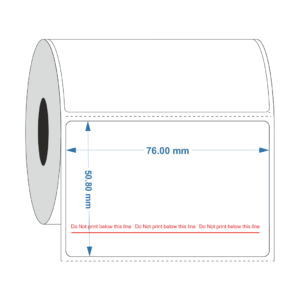 Steam Sterilization Indicator Thermal transfer label 76mm x 50.8mm
