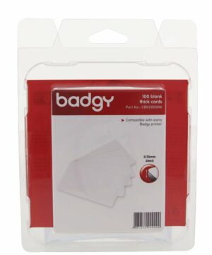 100 white cards thin (20mil - 0.50mm) - Industrial Labelling supplies