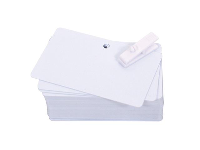 Pre-punched PVC cards 20mil - Industrial Labelling supplies