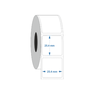 Cryo Metal rack label 25.4mm x 25.4mm - Industrial Labelling supplies
