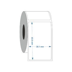 Cryo Metal rack label 38.1mm x 63.5mm - Industrial Labelling supplies