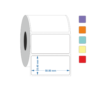 Cryo Metal rack label 50.8mm x 25.4 - Industrial Labelling supplies