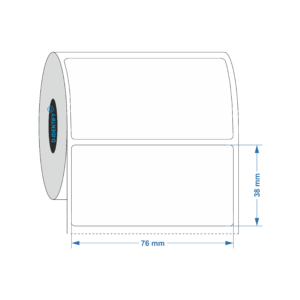 inkjet label 76x38mm
