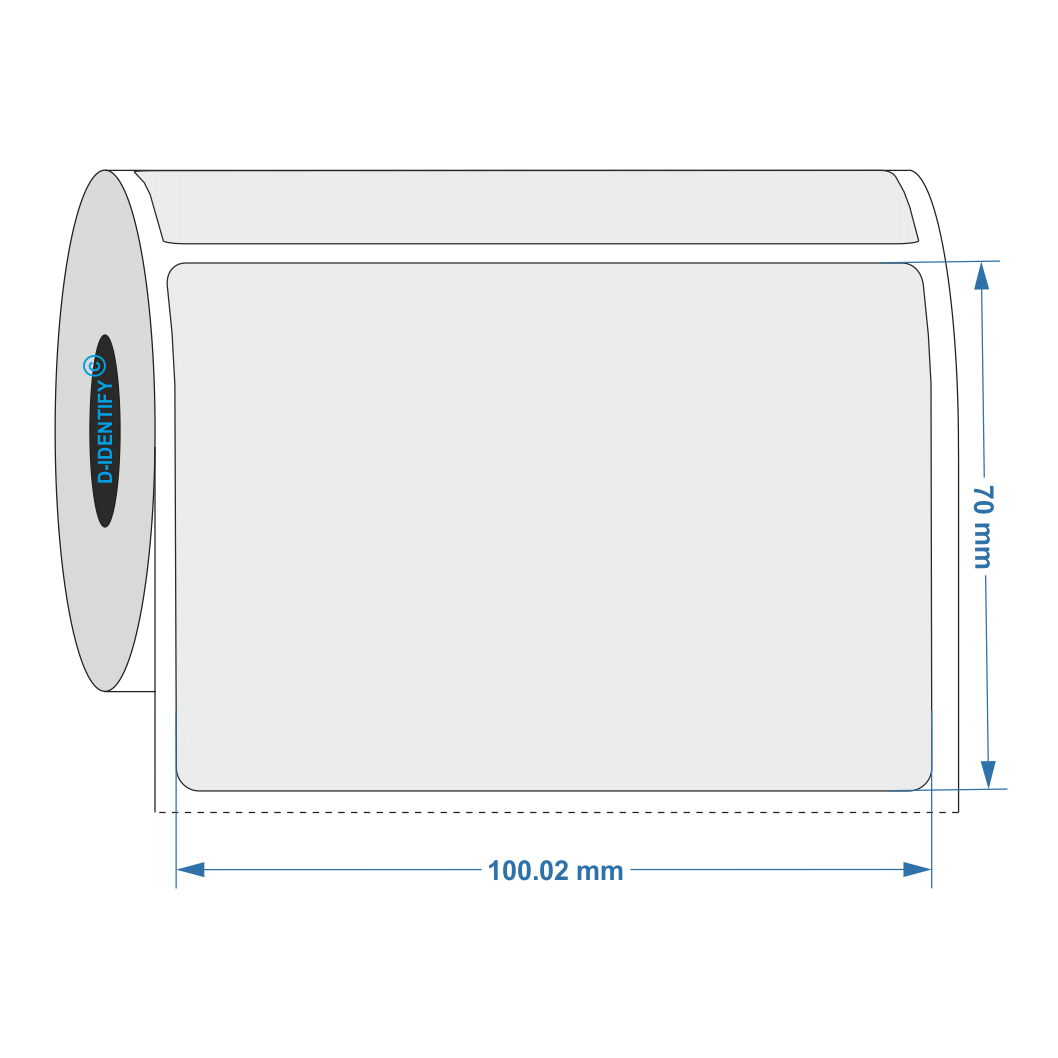 Engraving plate label 100mm x 70mm - Industrial Labelling supplies