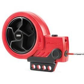 S856 Retractable Cable Lockout – Master Lock for valve and general lockout. Steel core cable, ratcheting tension control, durable housing.
