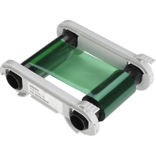 GREEN Standard Monochrome Ribbon - 1000 prints / roll - Industrial Labelling supplies