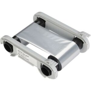 Mettalic SILVER Standard Monochrome Ribbon - 1000 prints / roll - Industrial Labelling supplies