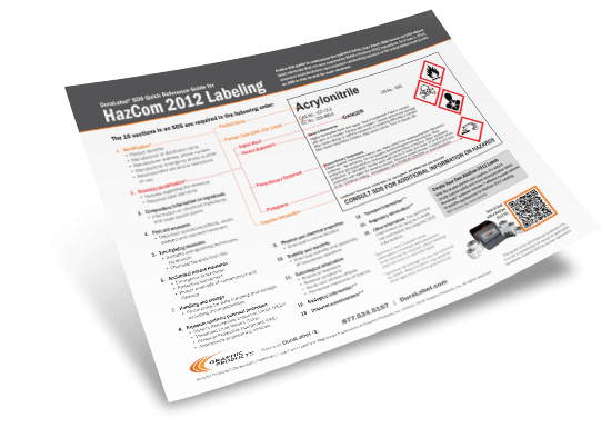 HazCom Reference Chart