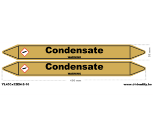 Condensate Pipe Marking – Condensate Line Identification