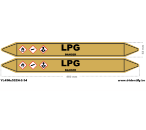 LPG Pipe Marking – Liquefied Petroleum Gas Line Identification