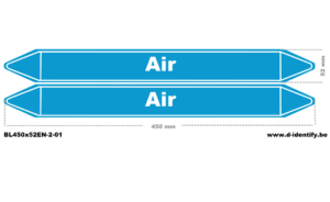 Air Pipe Marking – Industrial Air Line Identification