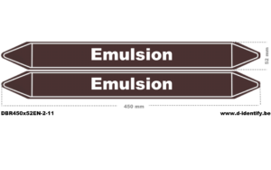 Emulsion Pipe Marking – European Industrial Style