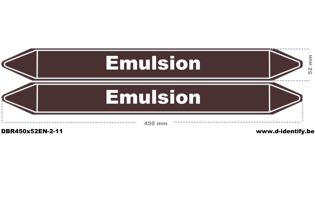 Emulsion Pipe Marking – European Industrial Style