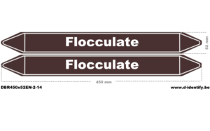Flocculant Pipe Marking – European Industrial Style