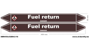 Fuel Return Pipe Marking – European Industrial Style