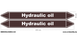 Hydraulic Oil Pipe Marking – European Industrial Style