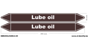Lube Oil Pipe Marking – European Industrial Style