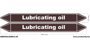 Lubricating Oil Pipe Marking – European Industrial Style