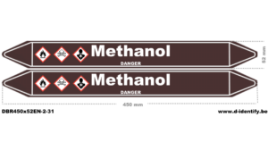 Methanol Pipe Marking – European Industrial Style
