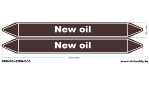 New Oil Pipe Marking – European Industrial Style