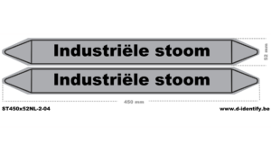 Leidingmarkering Industriële Stoom – Europese norm