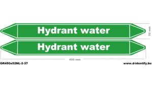 Leidingmarkering Hydrant water