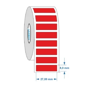 Engraving plate label 27mm x 8mm, Green - Attema Ak2