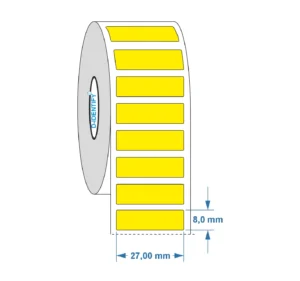 Engraving plate label 27mm x 8mm, Green - Attema Ak2