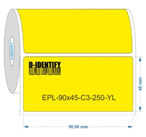Engraving plate label 90mm x 45mm - Green