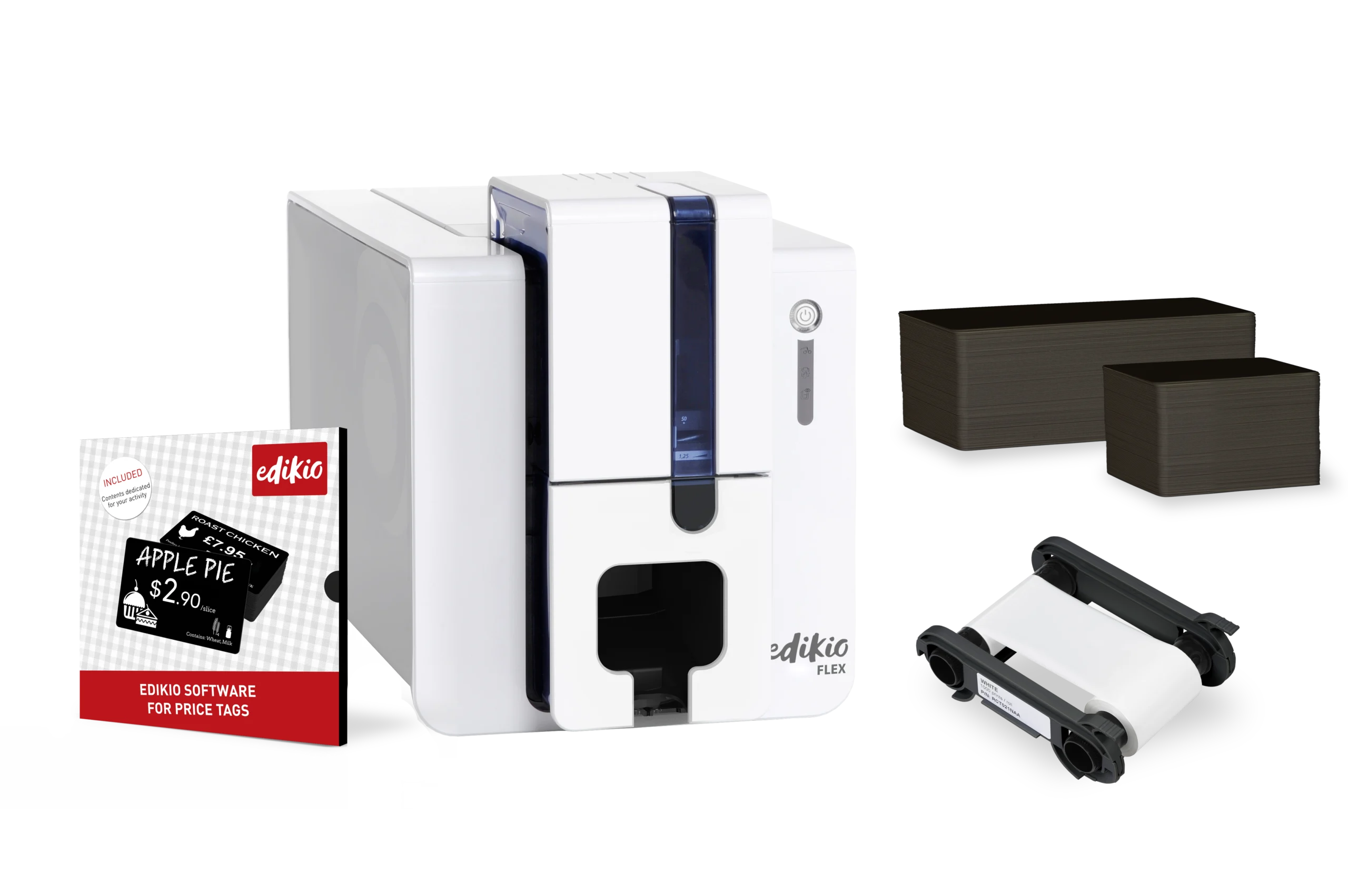 Evolis Edikio Flex Price Tag Printer - USB, Ethernet